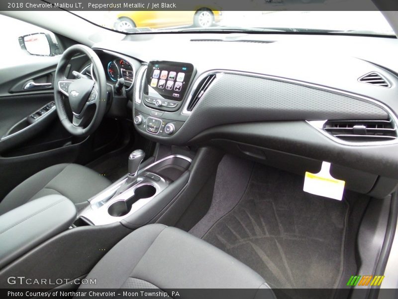 Pepperdust Metallic / Jet Black 2018 Chevrolet Malibu LT