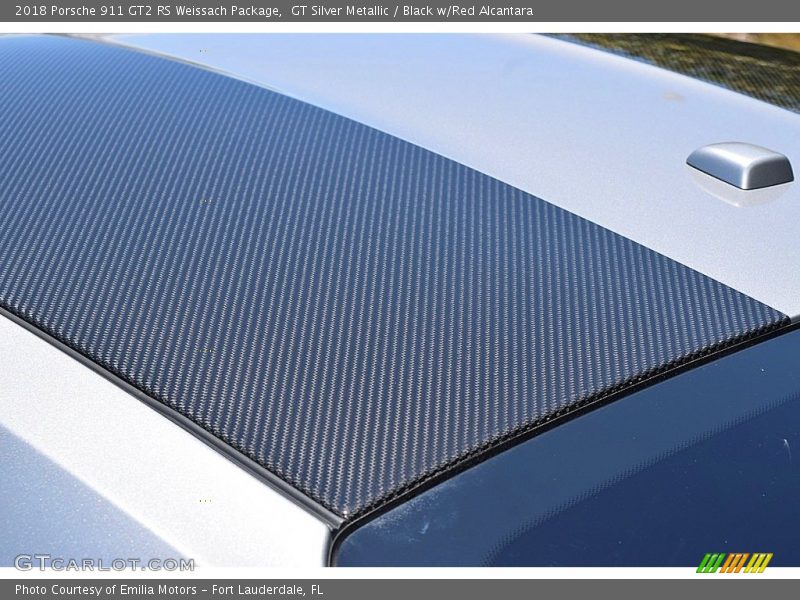 GT Silver Metallic / Black w/Red Alcantara 2018 Porsche 911 GT2 RS Weissach Package