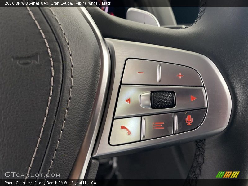 Alpine White / Black 2020 BMW 8 Series 840i Gran Coupe