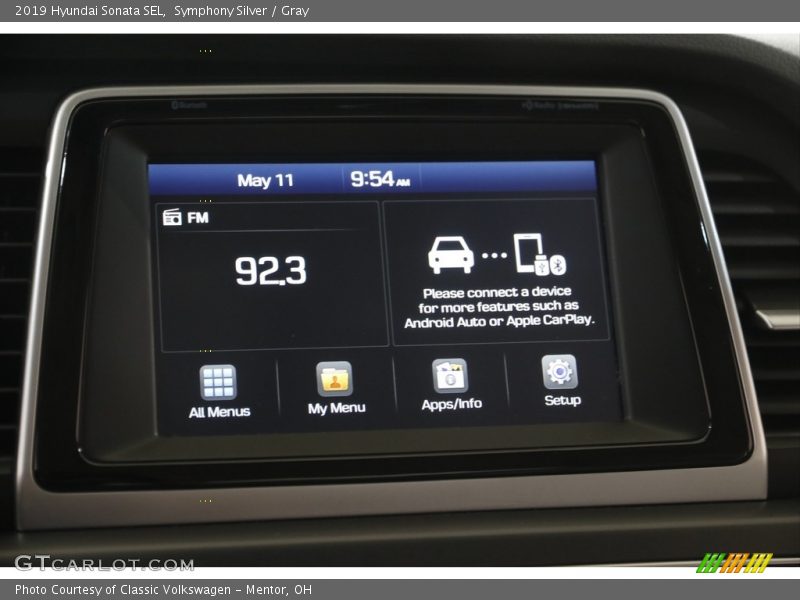 Symphony Silver / Gray 2019 Hyundai Sonata SEL
