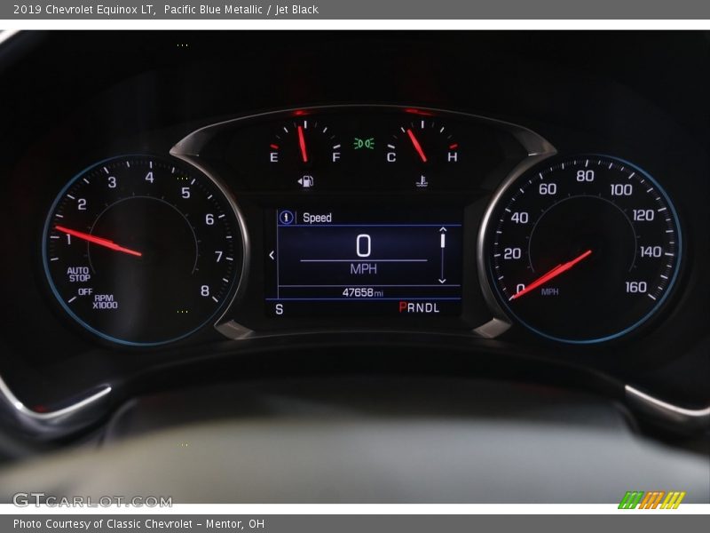 Pacific Blue Metallic / Jet Black 2019 Chevrolet Equinox LT