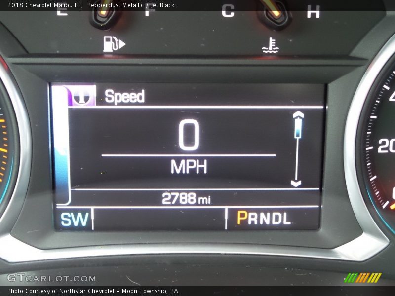 Pepperdust Metallic / Jet Black 2018 Chevrolet Malibu LT