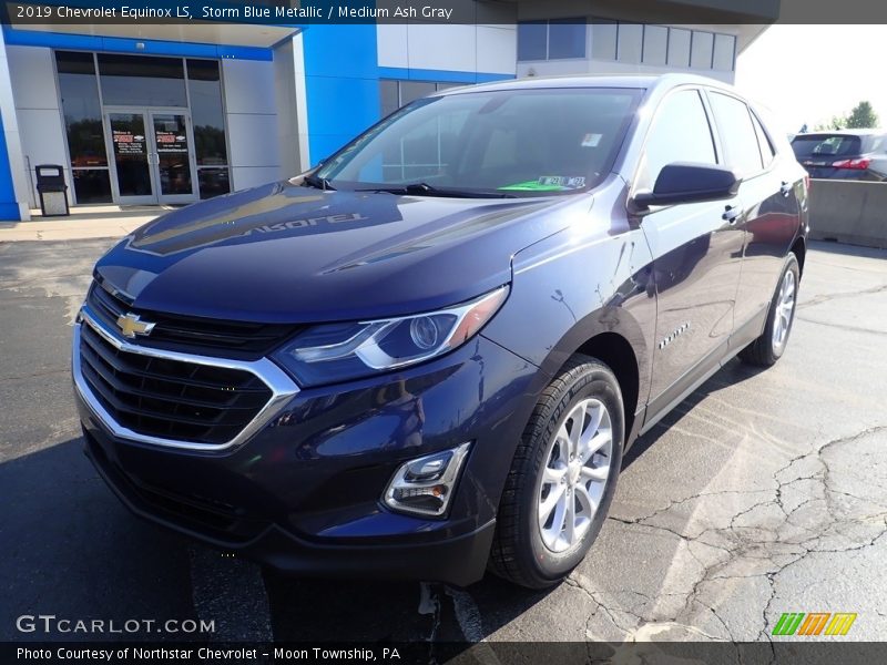 Storm Blue Metallic / Medium Ash Gray 2019 Chevrolet Equinox LS