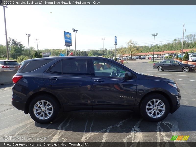 Storm Blue Metallic / Medium Ash Gray 2019 Chevrolet Equinox LS