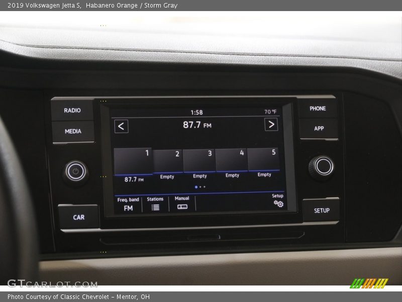 Habanero Orange / Storm Gray 2019 Volkswagen Jetta S