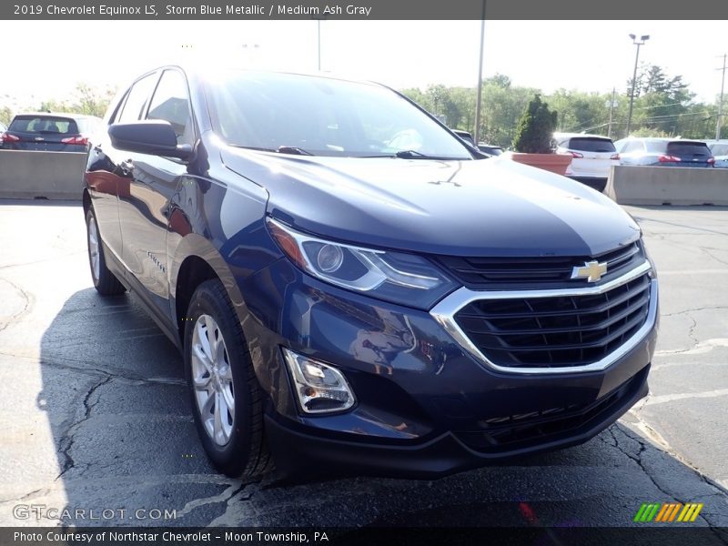 Storm Blue Metallic / Medium Ash Gray 2019 Chevrolet Equinox LS