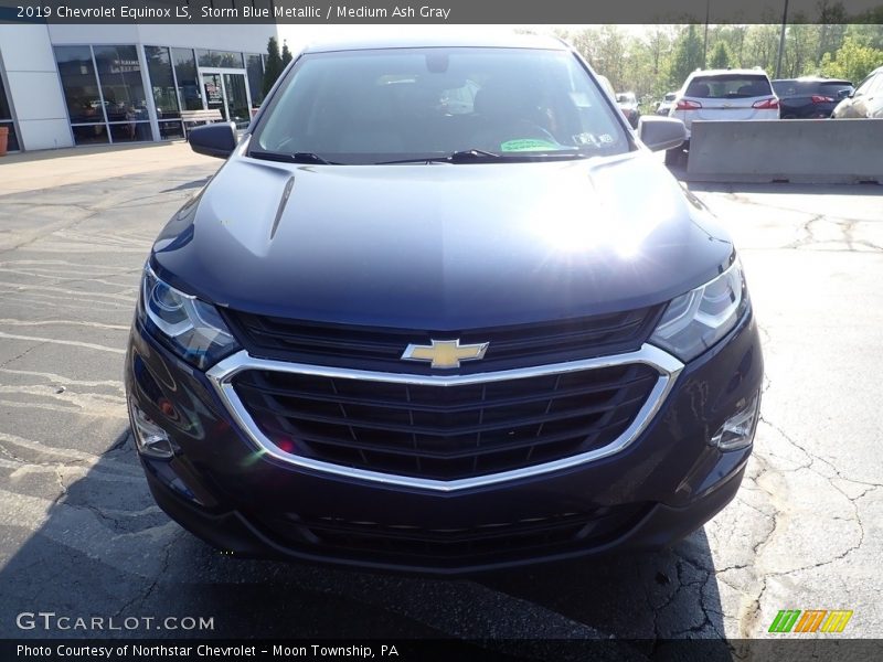 Storm Blue Metallic / Medium Ash Gray 2019 Chevrolet Equinox LS