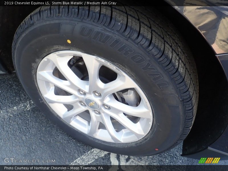 Storm Blue Metallic / Medium Ash Gray 2019 Chevrolet Equinox LS