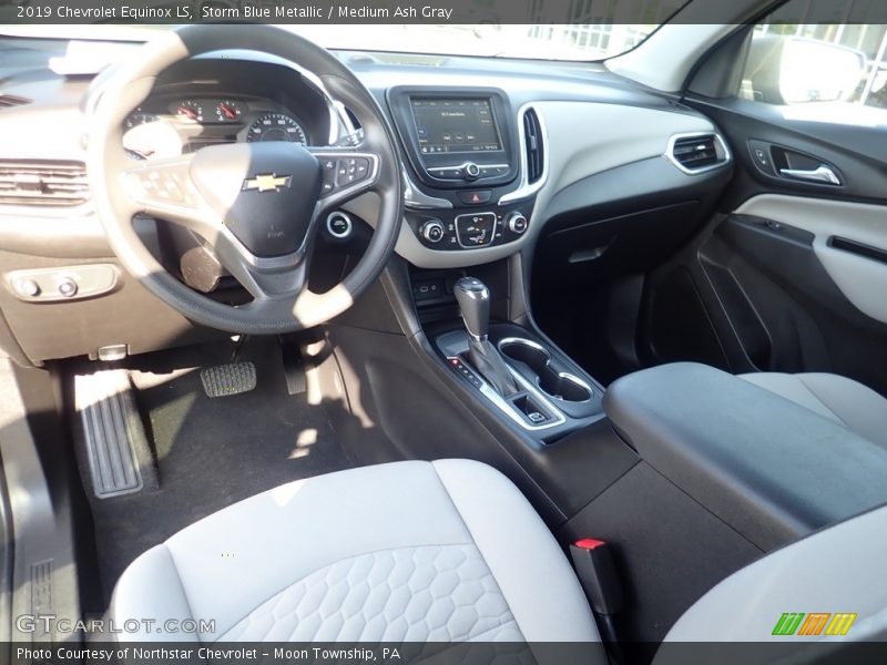Storm Blue Metallic / Medium Ash Gray 2019 Chevrolet Equinox LS