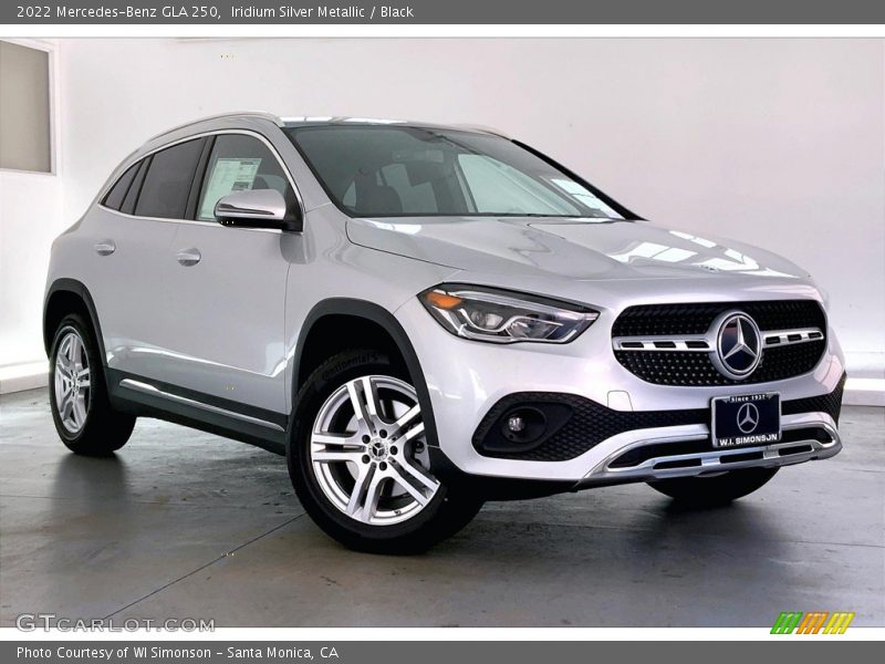 Iridium Silver Metallic / Black 2022 Mercedes-Benz GLA 250