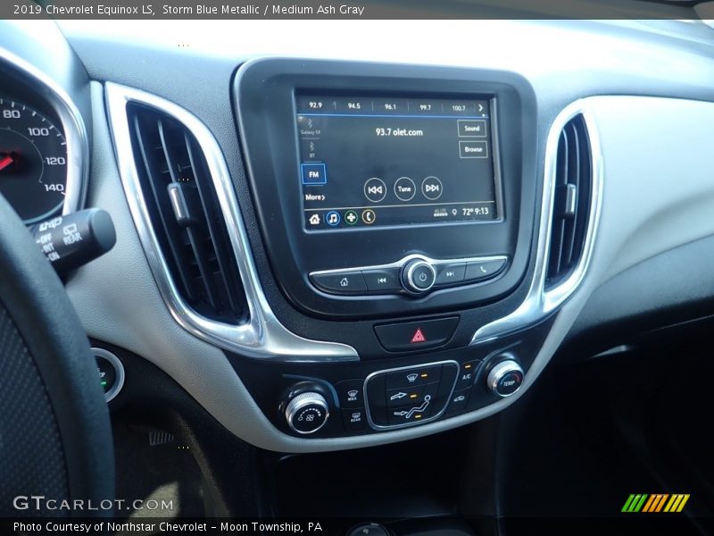 Storm Blue Metallic / Medium Ash Gray 2019 Chevrolet Equinox LS