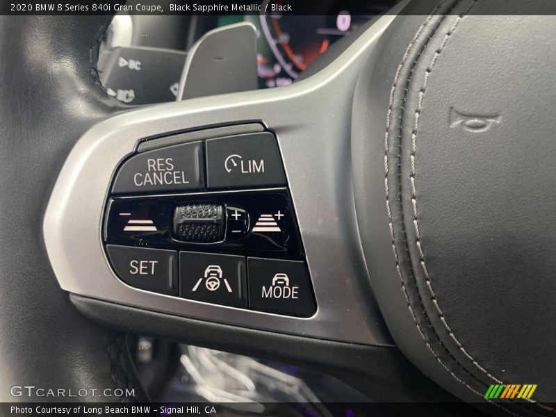 Black Sapphire Metallic / Black 2020 BMW 8 Series 840i Gran Coupe