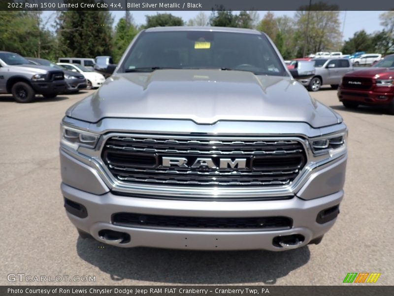 Billet Silver Metallic / Black 2022 Ram 1500 Limited Crew Cab 4x4