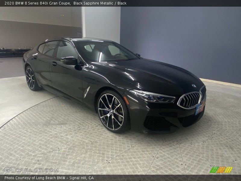 Black Sapphire Metallic / Black 2020 BMW 8 Series 840i Gran Coupe