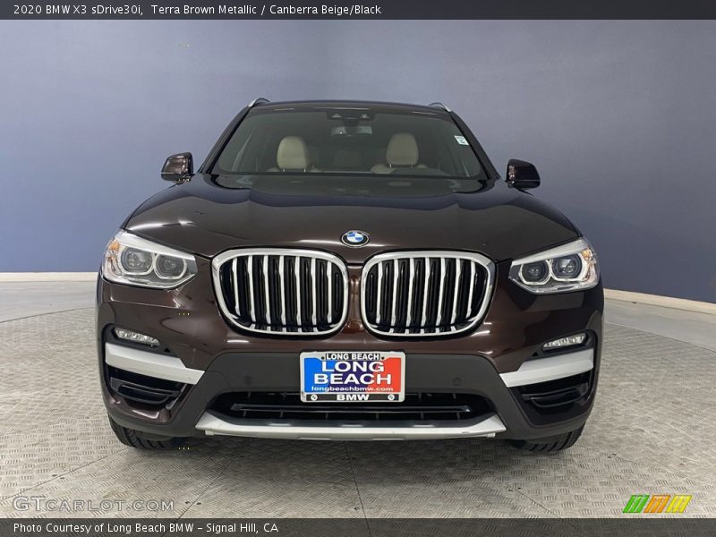 Terra Brown Metallic / Canberra Beige/Black 2020 BMW X3 sDrive30i