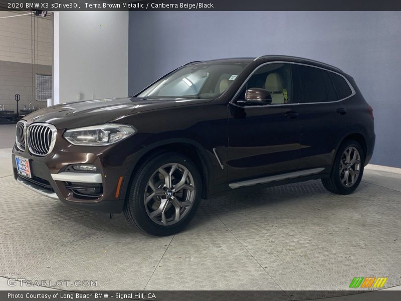 Terra Brown Metallic / Canberra Beige/Black 2020 BMW X3 sDrive30i