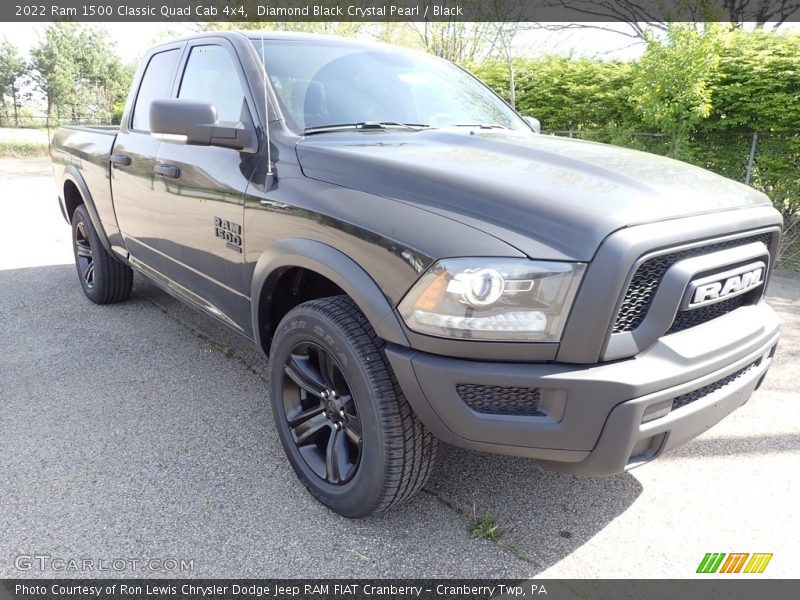 Diamond Black Crystal Pearl / Black 2022 Ram 1500 Classic Quad Cab 4x4