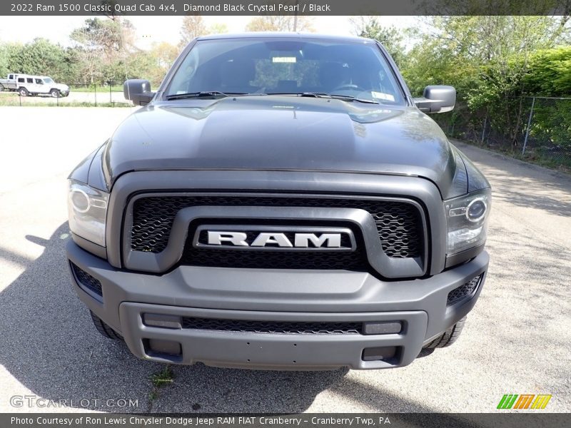 Diamond Black Crystal Pearl / Black 2022 Ram 1500 Classic Quad Cab 4x4