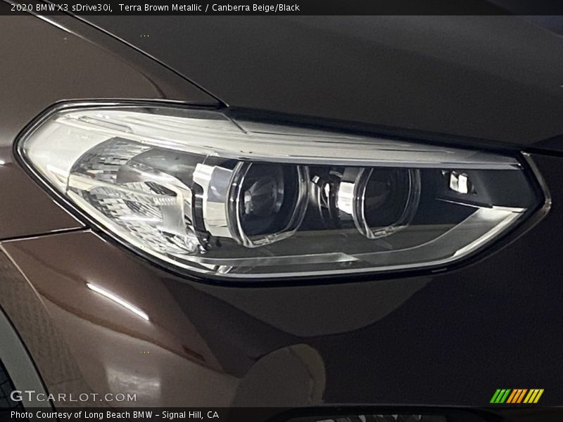 Terra Brown Metallic / Canberra Beige/Black 2020 BMW X3 sDrive30i