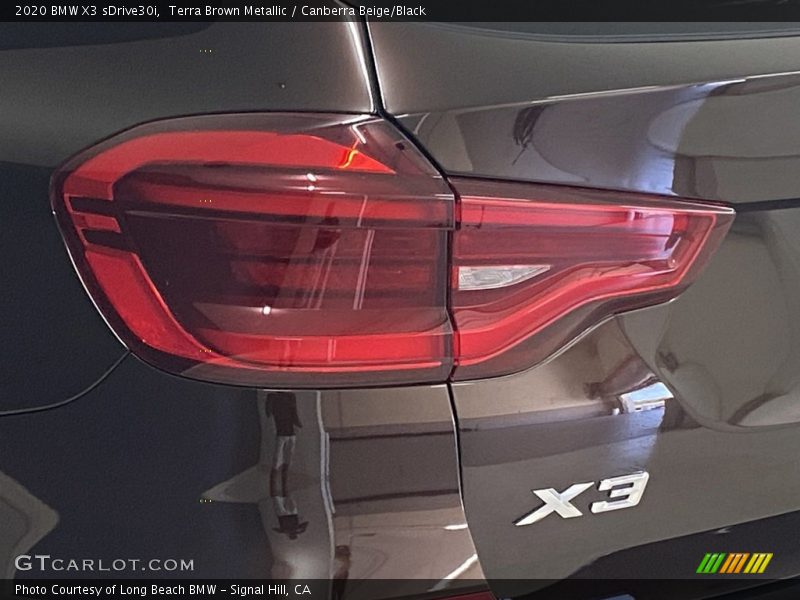 Terra Brown Metallic / Canberra Beige/Black 2020 BMW X3 sDrive30i