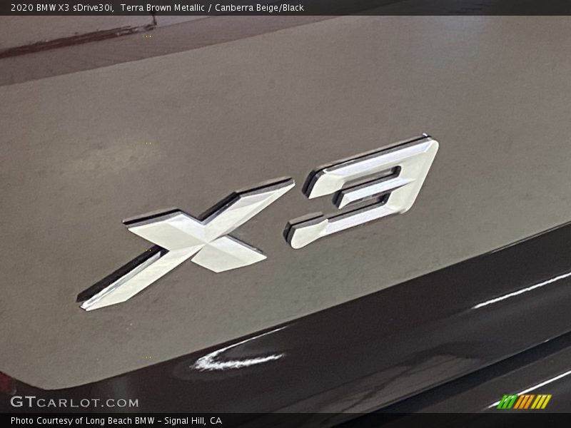 Terra Brown Metallic / Canberra Beige/Black 2020 BMW X3 sDrive30i