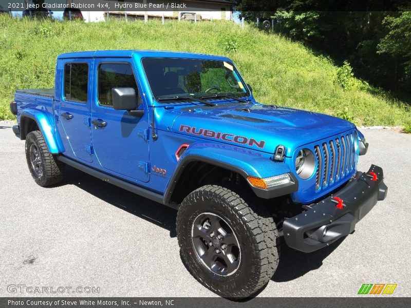 Hydro Blue Pearl / Black 2021 Jeep Gladiator Rubicon 4x4