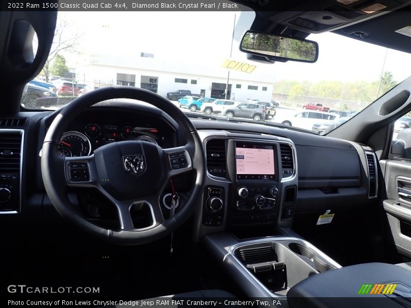 Diamond Black Crystal Pearl / Black 2022 Ram 1500 Classic Quad Cab 4x4
