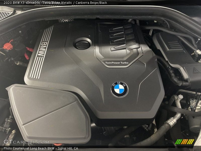 Terra Brown Metallic / Canberra Beige/Black 2020 BMW X3 sDrive30i