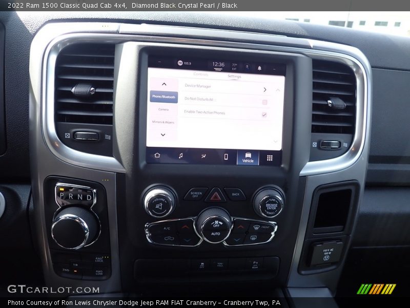 Diamond Black Crystal Pearl / Black 2022 Ram 1500 Classic Quad Cab 4x4