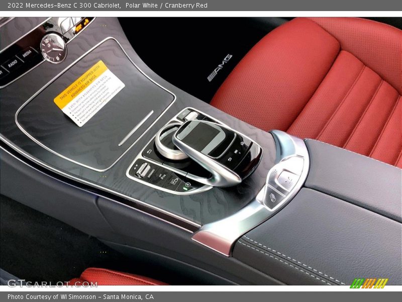 Polar White / Cranberry Red 2022 Mercedes-Benz C 300 Cabriolet