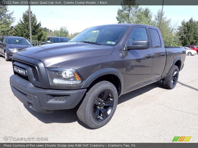 Granite Crystal Metallic / Black 2022 Ram 1500 Classic Quad Cab 4x4