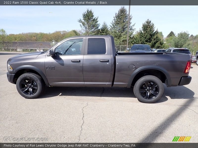 Granite Crystal Metallic / Black 2022 Ram 1500 Classic Quad Cab 4x4