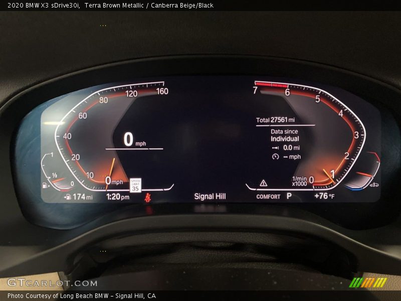 Terra Brown Metallic / Canberra Beige/Black 2020 BMW X3 sDrive30i