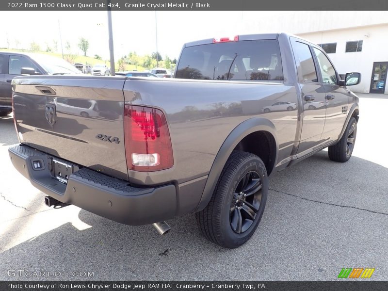 Granite Crystal Metallic / Black 2022 Ram 1500 Classic Quad Cab 4x4