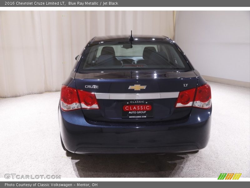 Blue Ray Metallic / Jet Black 2016 Chevrolet Cruze Limited LT