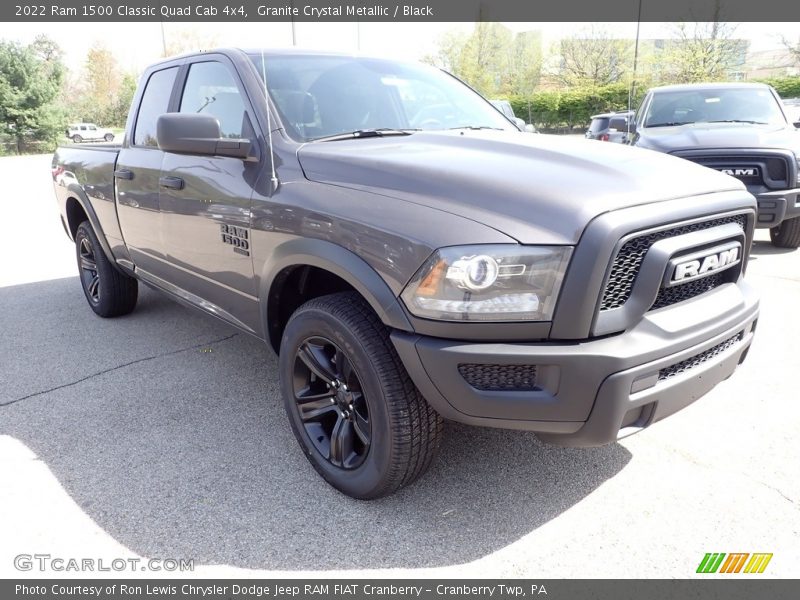 Granite Crystal Metallic / Black 2022 Ram 1500 Classic Quad Cab 4x4