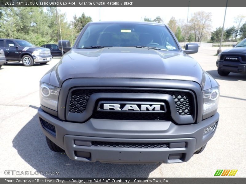 Granite Crystal Metallic / Black 2022 Ram 1500 Classic Quad Cab 4x4