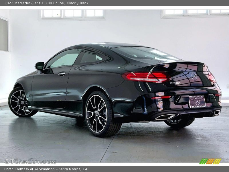 Black / Black 2022 Mercedes-Benz C 300 Coupe
