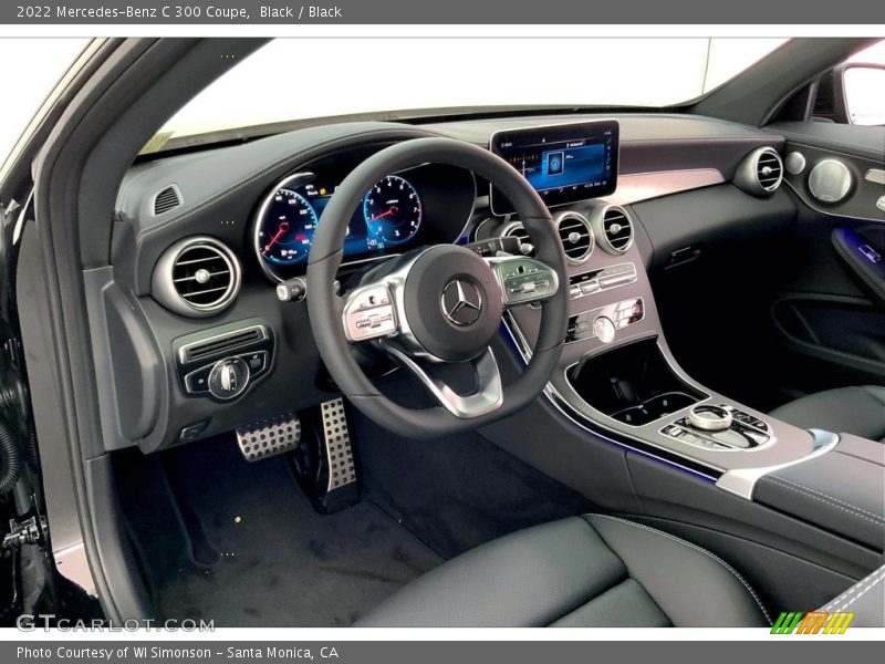 Black / Black 2022 Mercedes-Benz C 300 Coupe