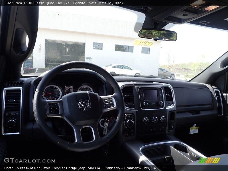Granite Crystal Metallic / Black 2022 Ram 1500 Classic Quad Cab 4x4