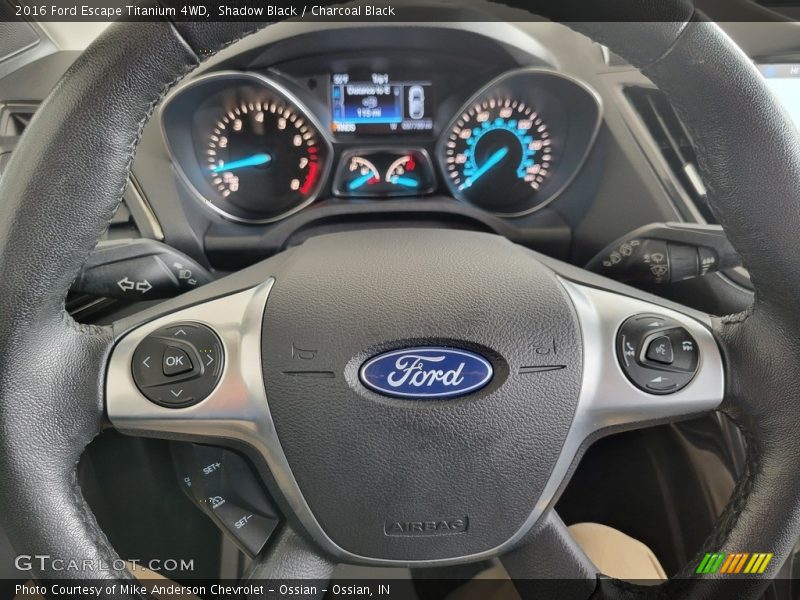 Shadow Black / Charcoal Black 2016 Ford Escape Titanium 4WD