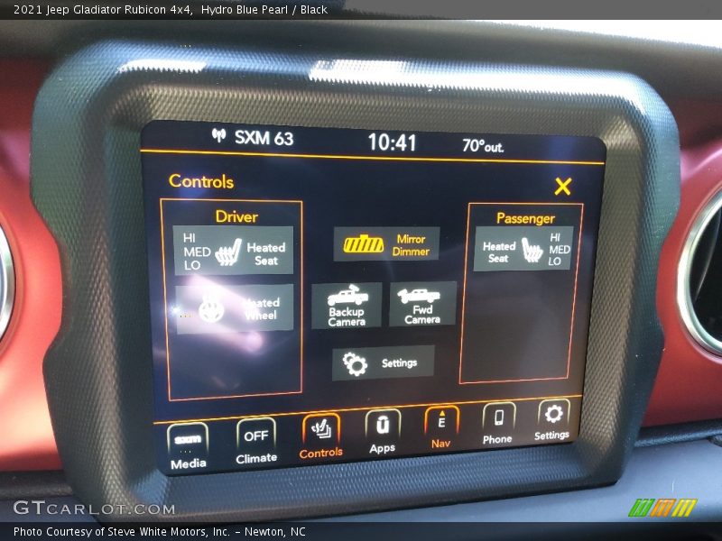 Hydro Blue Pearl / Black 2021 Jeep Gladiator Rubicon 4x4