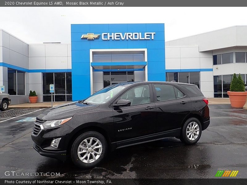 Mosaic Black Metallic / Ash Gray 2020 Chevrolet Equinox LS AWD