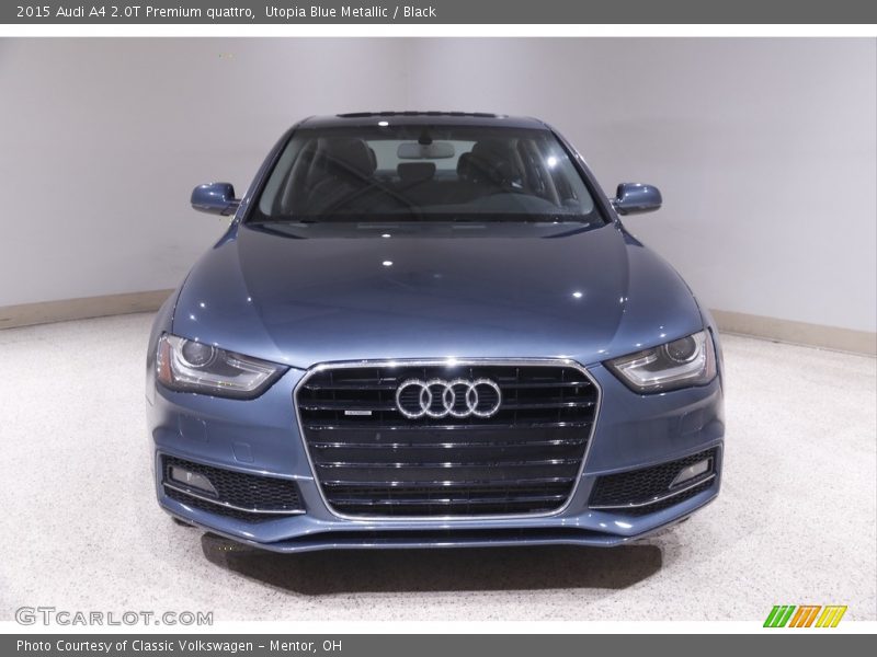 Utopia Blue Metallic / Black 2015 Audi A4 2.0T Premium quattro