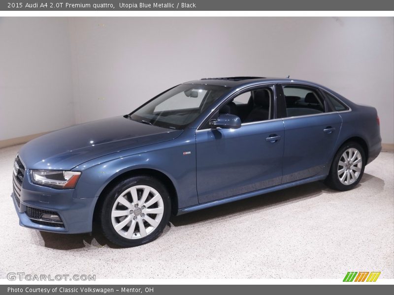 Utopia Blue Metallic / Black 2015 Audi A4 2.0T Premium quattro