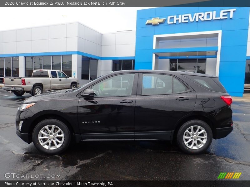 Mosaic Black Metallic / Ash Gray 2020 Chevrolet Equinox LS AWD