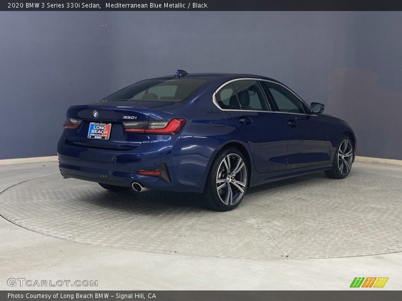 Mediterranean Blue Metallic / Black 2020 BMW 3 Series 330i Sedan