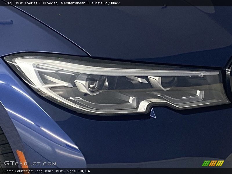 Mediterranean Blue Metallic / Black 2020 BMW 3 Series 330i Sedan
