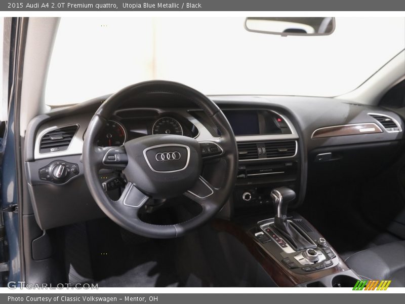 Utopia Blue Metallic / Black 2015 Audi A4 2.0T Premium quattro