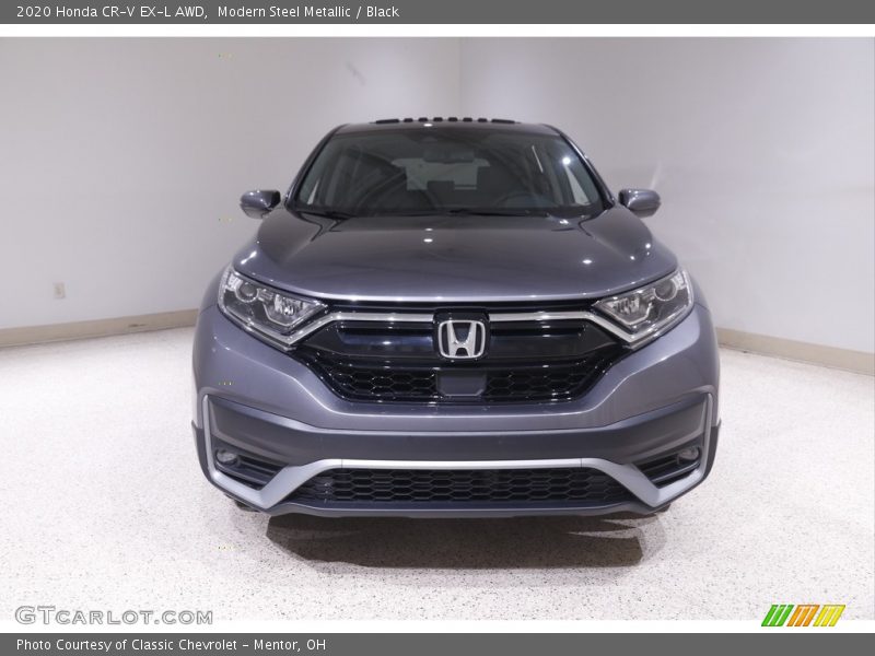 Modern Steel Metallic / Black 2020 Honda CR-V EX-L AWD